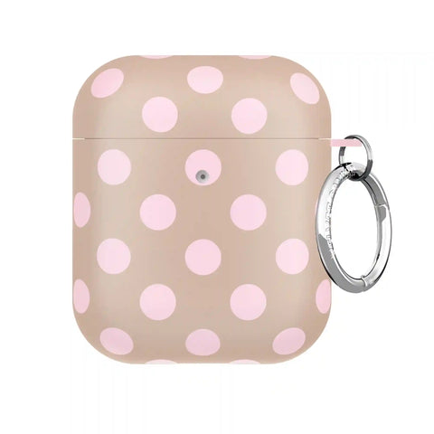 Brown Sugar Polka Dot AirPod Case