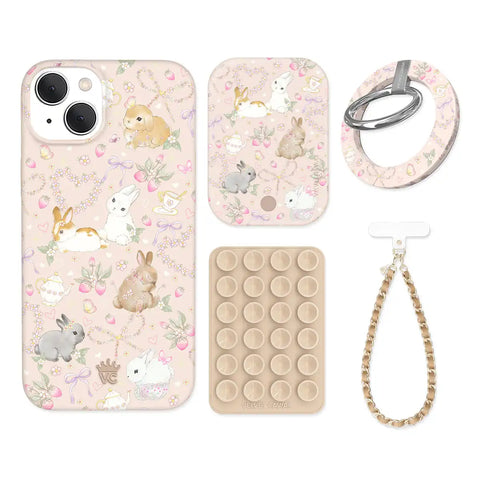 Bunnies & Bows iPhone Bundle Set - Grip