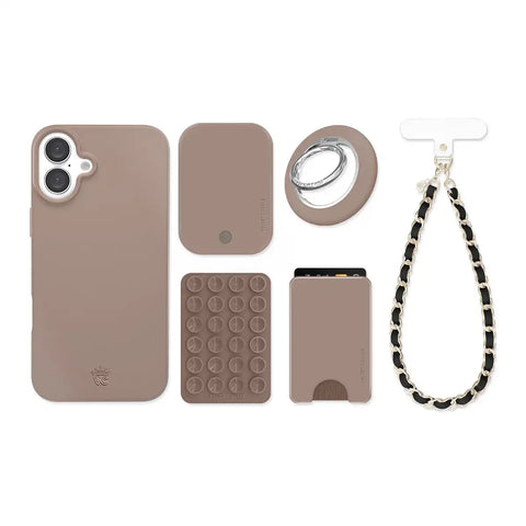Cashmere Taupe iPhone Bundle Set