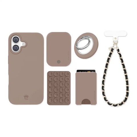 Cashmere Taupe iPhone Bundle Set