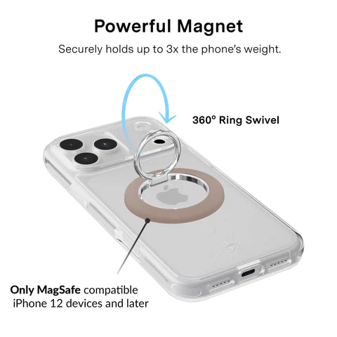 Cashmere Taupe MagSafe Grip Ring