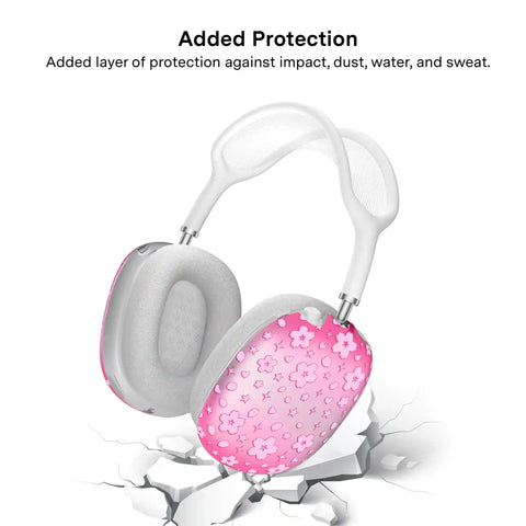 Pink Cherry Blossom AirPod Max Case