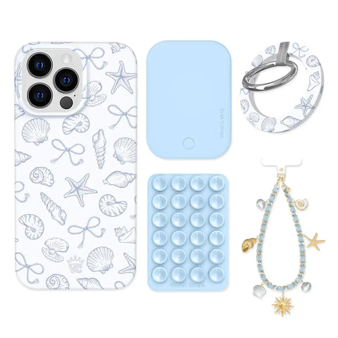 Coastal Seashells iPhone Bundle Set - Grip