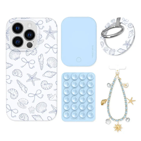 Coastal Seashells iPhone Bundle Set - Grip