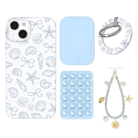 Coastal Seashells iPhone Bundle Set - Grip