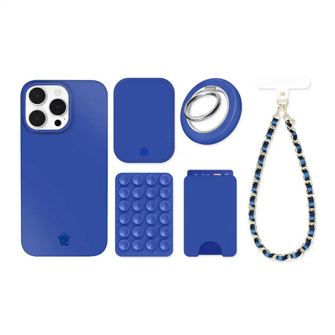 Cobalt Blue iPhone Bundle Set