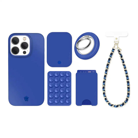 Cobalt Blue iPhone Bundle Set