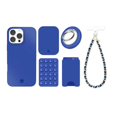 Cobalt Blue iPhone Bundle Set