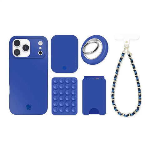Cobalt Blue iPhone Bundle Set