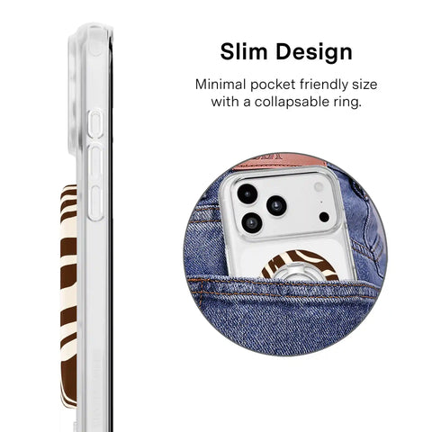 Coco Zebra MagSafe Grip Ring