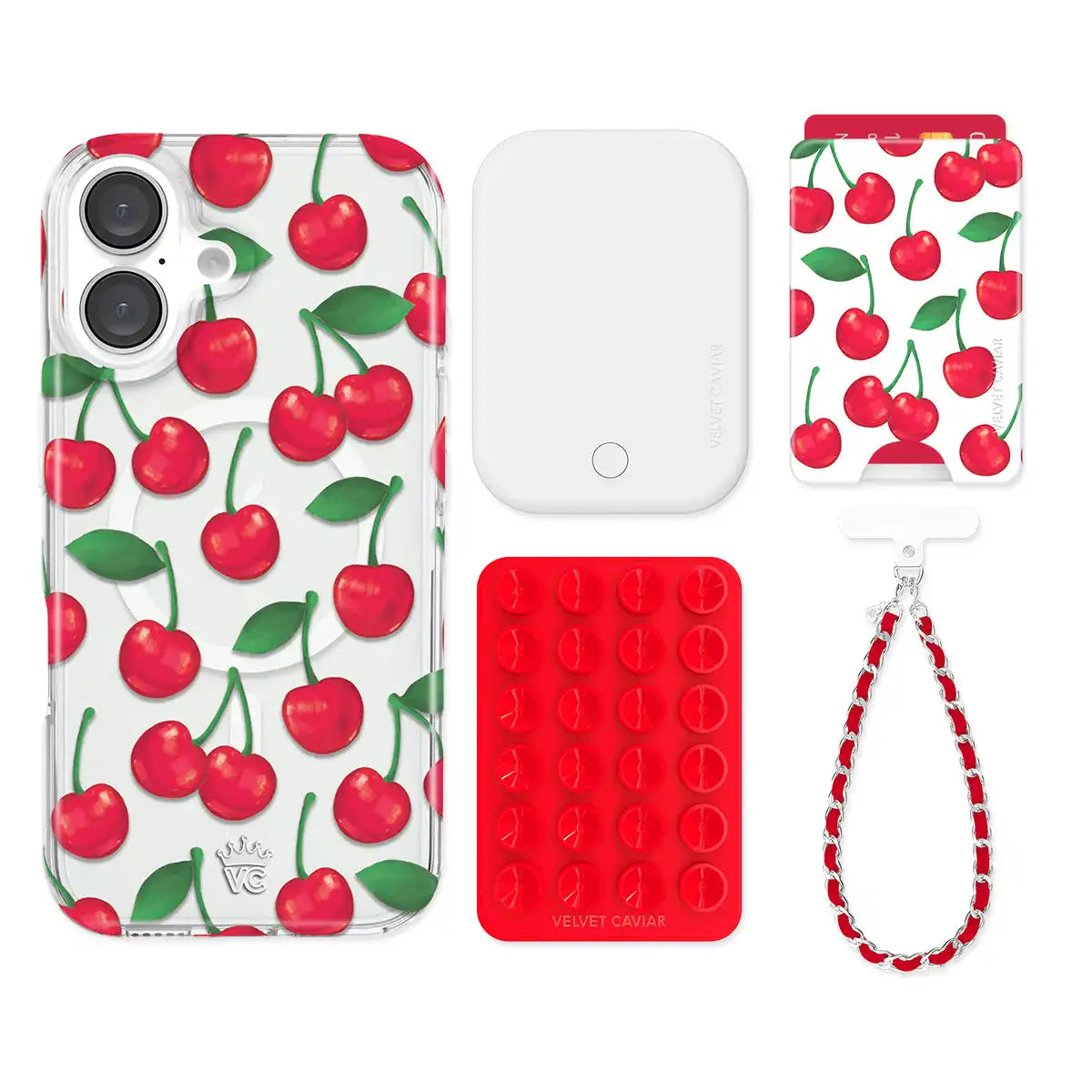 Very Cherry iPhone Bundle Set - Wallet