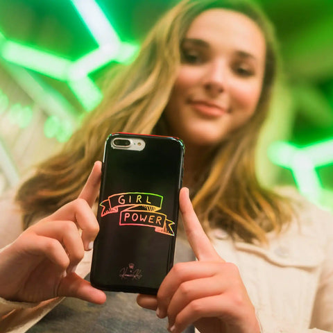 Girl Power iPhone Case by Kendall Vertes