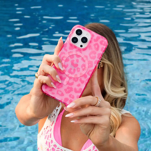 Candy Pink Leopard iPhone Case
