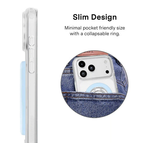 Cotton Candy Blue MagSafe Grip Ring