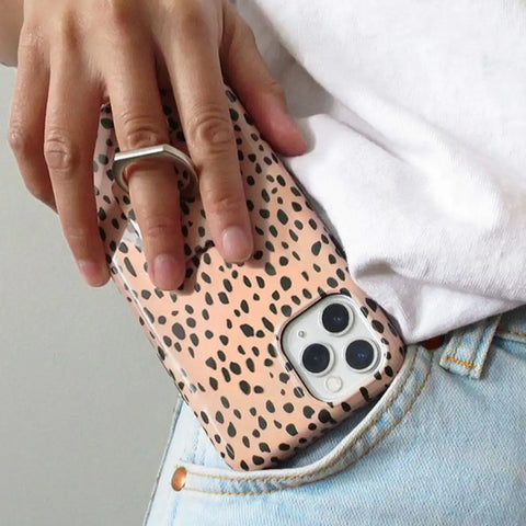 Spotted Nude Cheetah iPhone Case