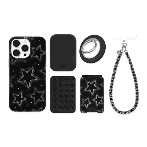 Crystal Chrome Stars iPhone Bundle Set