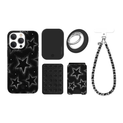 Crystal Chrome Stars iPhone Bundle Set