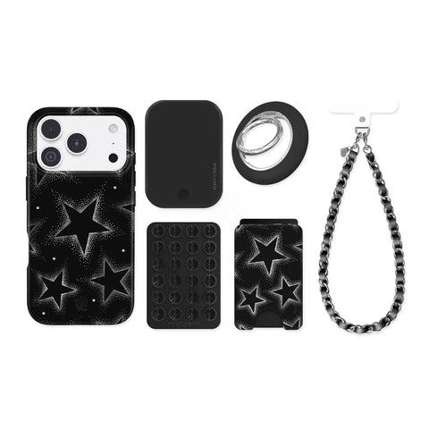 Crystal Chrome Stars iPhone Bundle Set