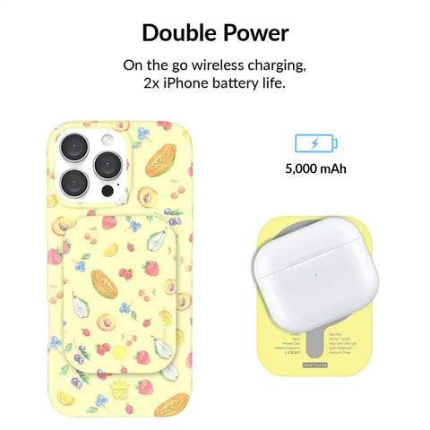Cutie Fruity Portable MagSafe Charger Power Pack