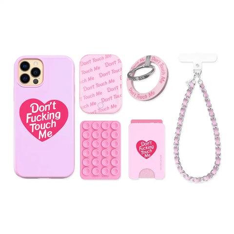 Don't F Touch Me iPhone Bundle Set