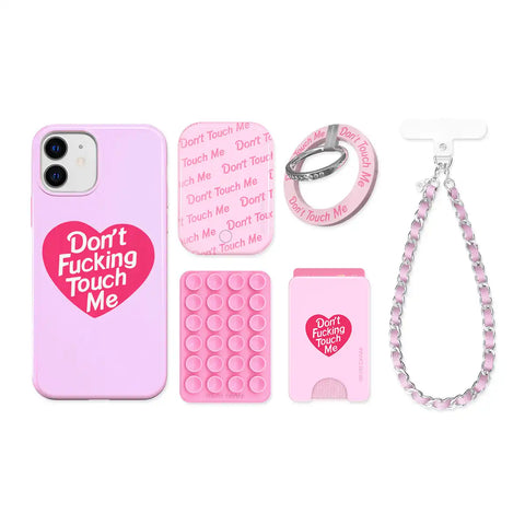 Don't F Touch Me iPhone Bundle Set