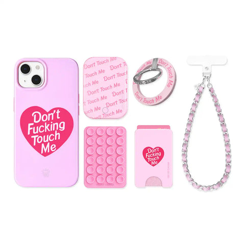 Don't F Touch Me iPhone Bundle Set