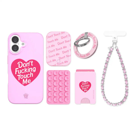 Don't F Touch Me iPhone Bundle Set