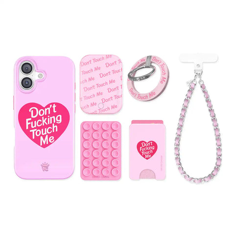Don't F Touch Me iPhone Bundle Set