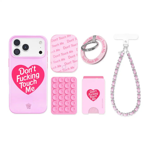 Don't F Touch Me iPhone Bundle Set