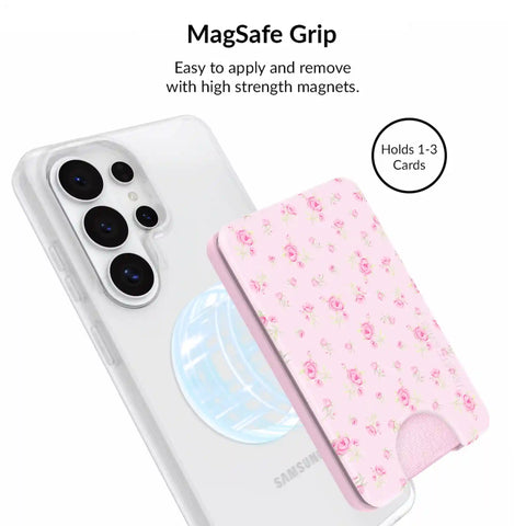 Dainty Pink Floral Samsung Bundle Set