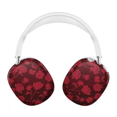 Dark Cherry Floral AirPod Max Case