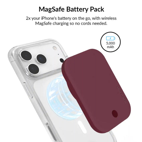 Dark Cherry Floral iPhone Bundle Set