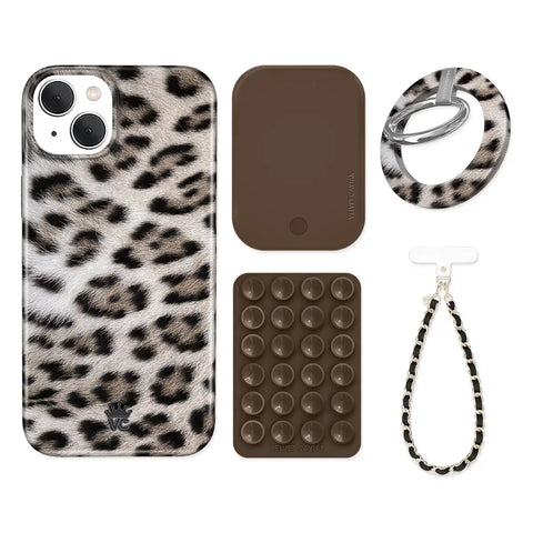 Arctic Leopard iPhone Bundle Set - Grip