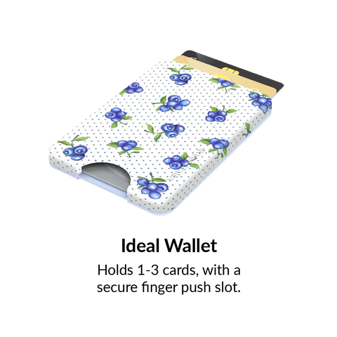 Blueberry Baby MagSafe Wallet