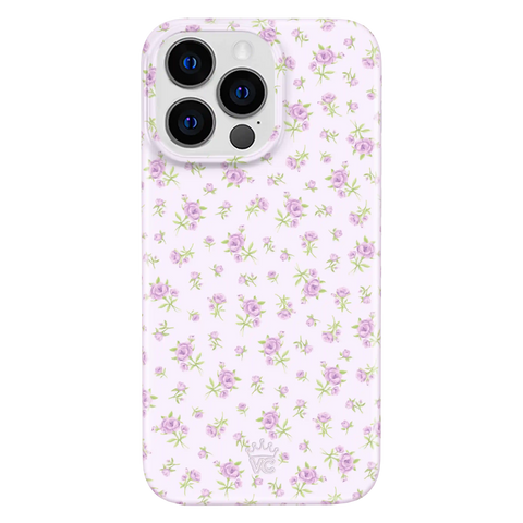Dainty Lilac Floral iPhone Case