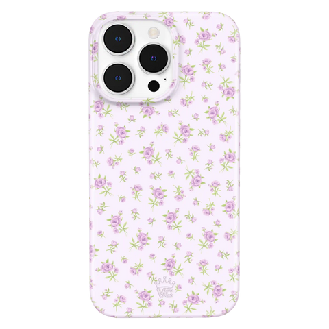 Dainty Lilac Floral iPhone Case