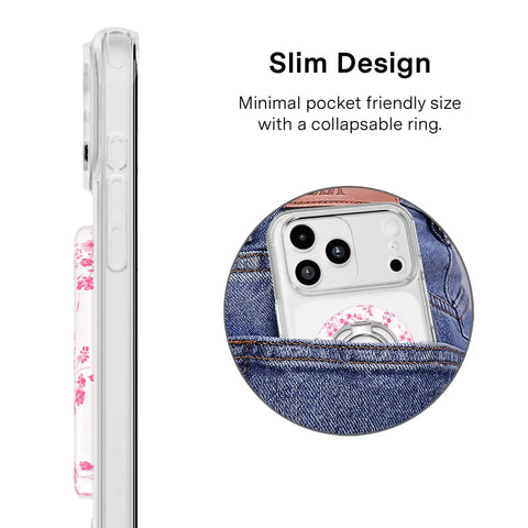 French Rose Floral MagSafe Ring