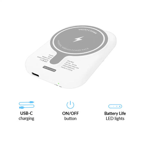 Ghosted Cowboy Portable MagSafe Charger Power Pack