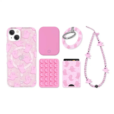 Ghosted Pink iPhone Bundle Set