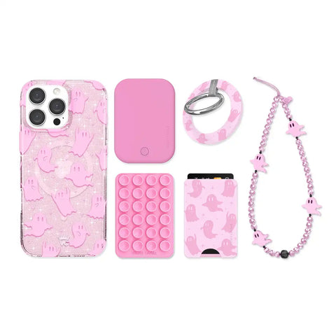 Ghosted Pink iPhone Bundle Set