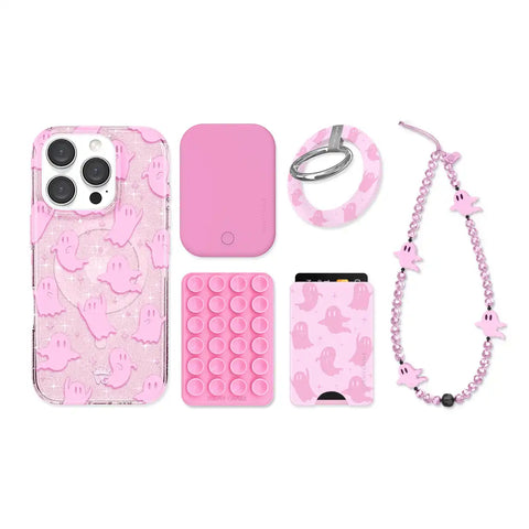Ghosted Pink iPhone Bundle Set