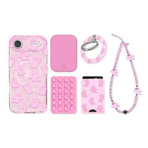 Ghosted Pink iPhone Bundle Set