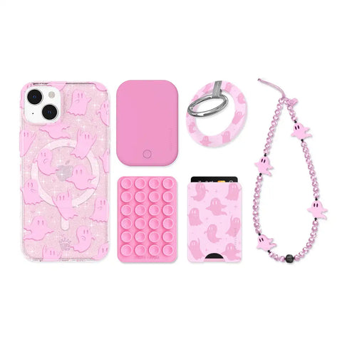 Ghosted Pink iPhone Bundle Set