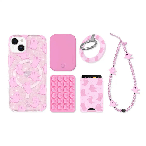 Ghosted Pink iPhone Bundle Set