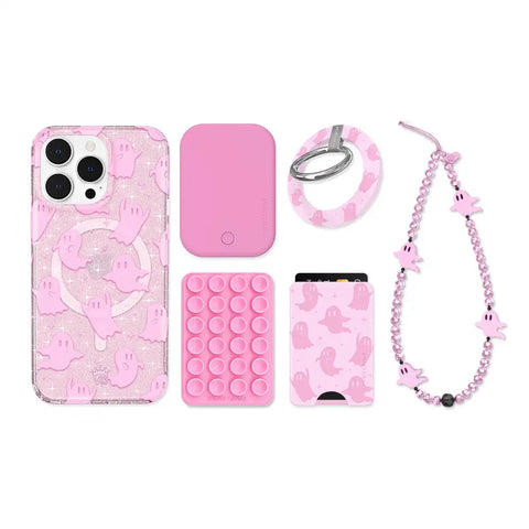 Ghosted Pink iPhone Bundle Set