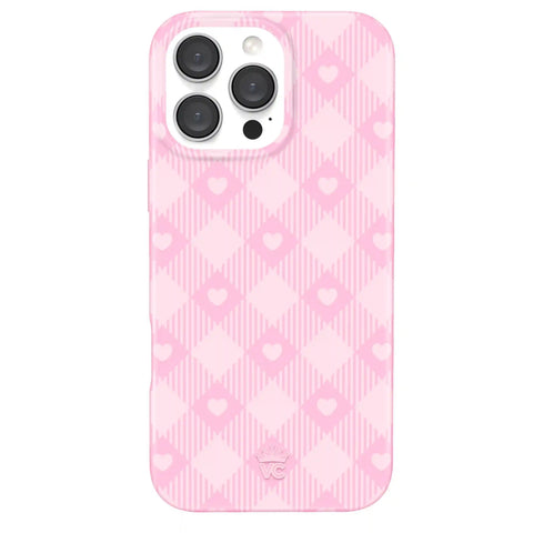 Dolly Pink Gingham iPhone Case