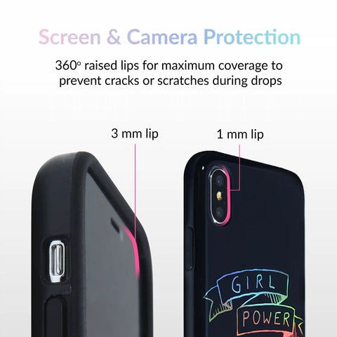 Girl Power iPhone Case by Kendall Vertes