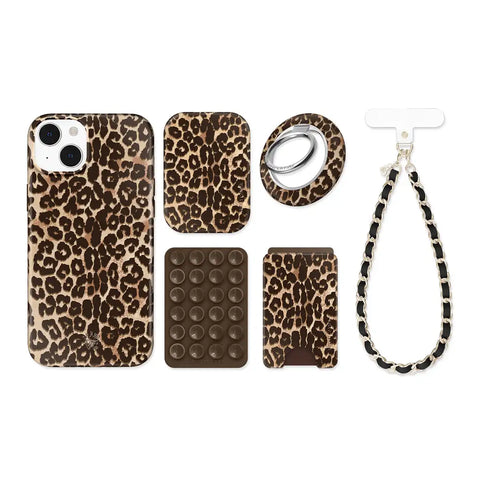Girls Night Leopard iPhone Bundle Set