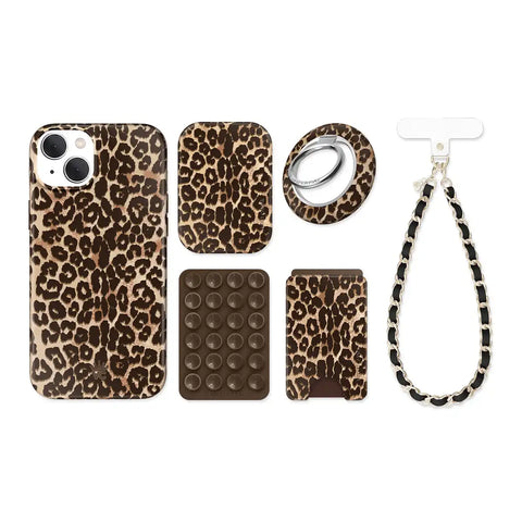 Girls Night Leopard iPhone Bundle Set