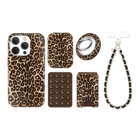 Girls Night Leopard iPhone Bundle Set